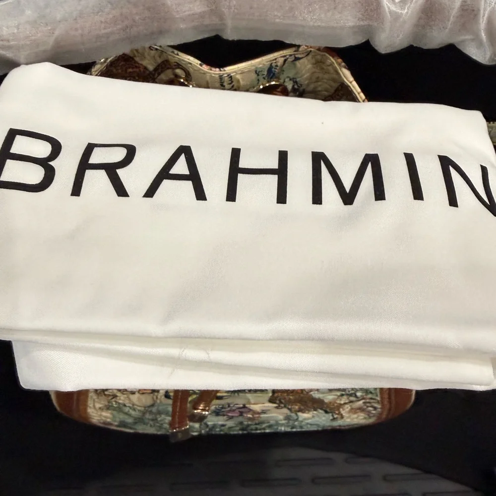 Brahmin Souvenir Pathera Floral and Animal Print bag and Wallet SET - Picture 7 of 12